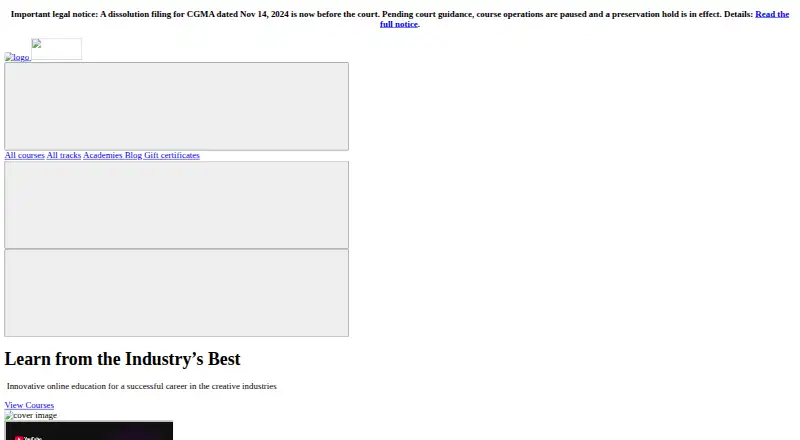 CGMA's website