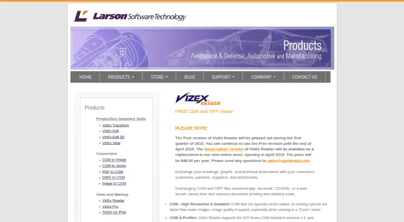 The VizEx Reader homepage