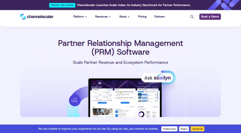 Channelscaler PRM's website