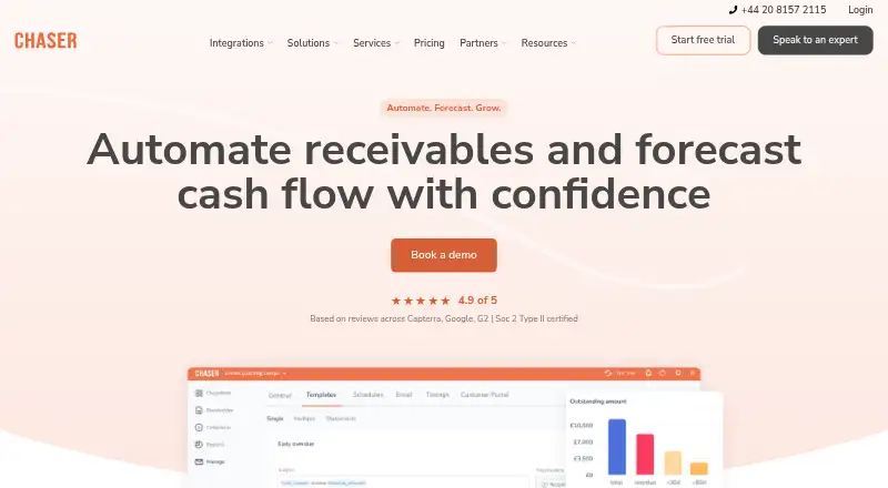 Chaser's website