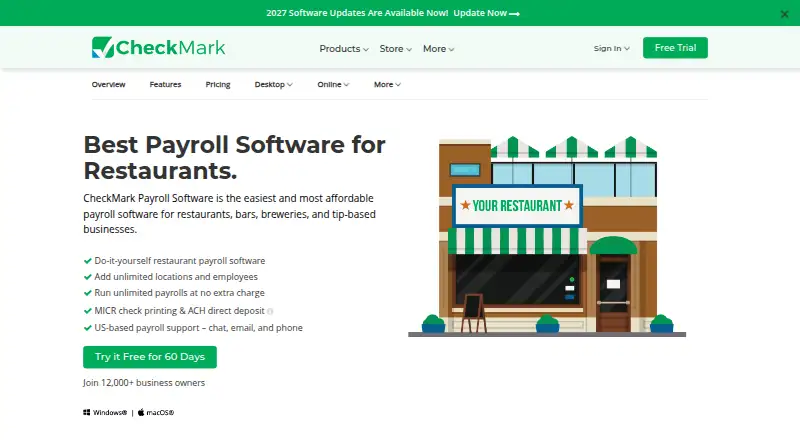 CheckMark Payroll's website