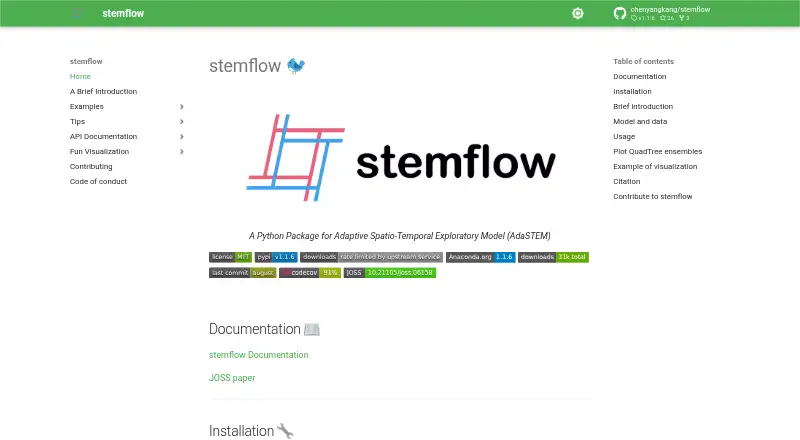 stemflow's website