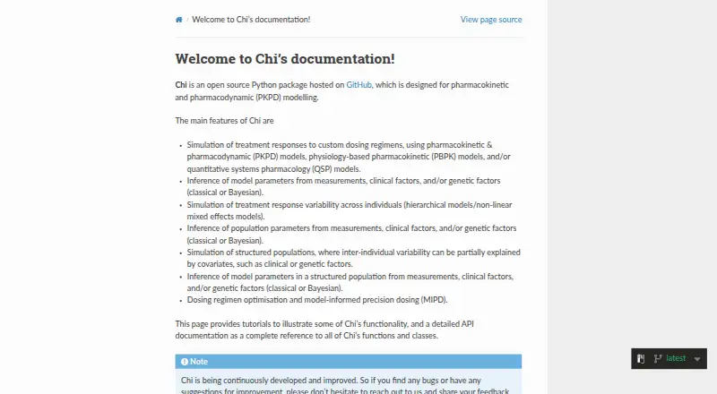 Chi's website