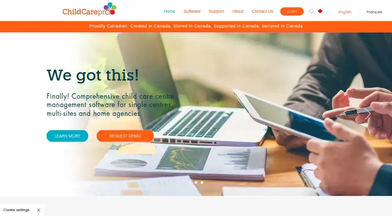 ChildCarepro's website