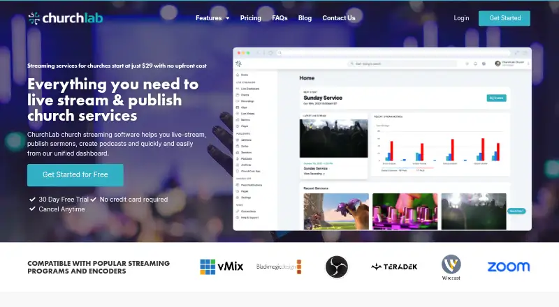 ChurchLab's website