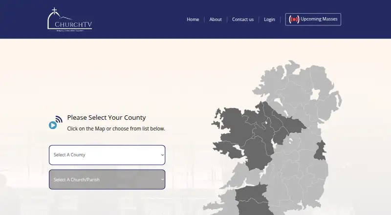 ChurchTV.ie's website