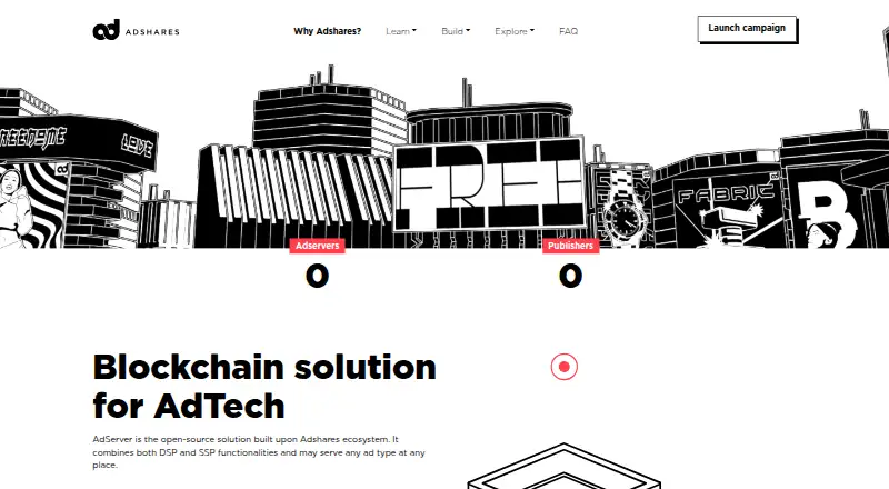 Adshares AdServer's website