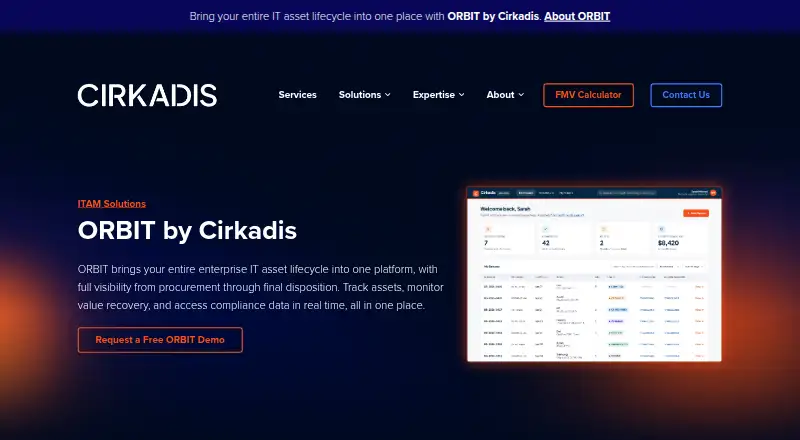 The ORBIT by Cirkadis homepage