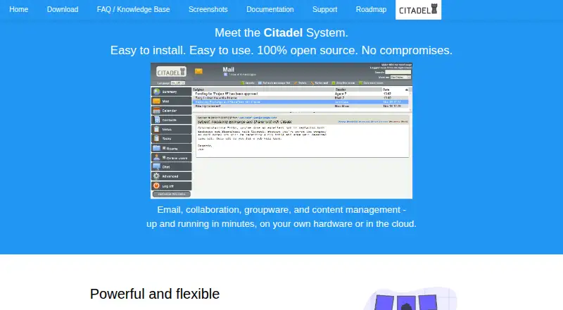 Citadel's website