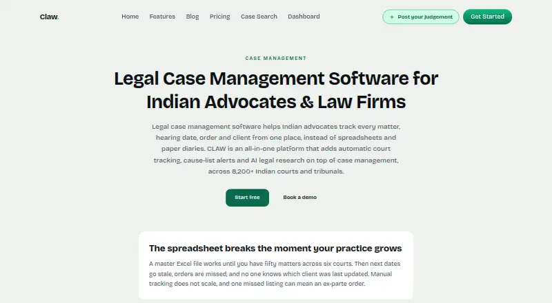CLAW's website