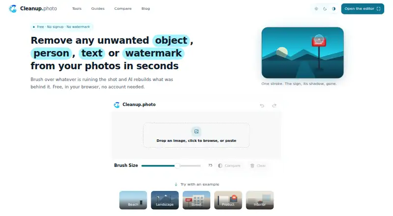 Cleanup's website