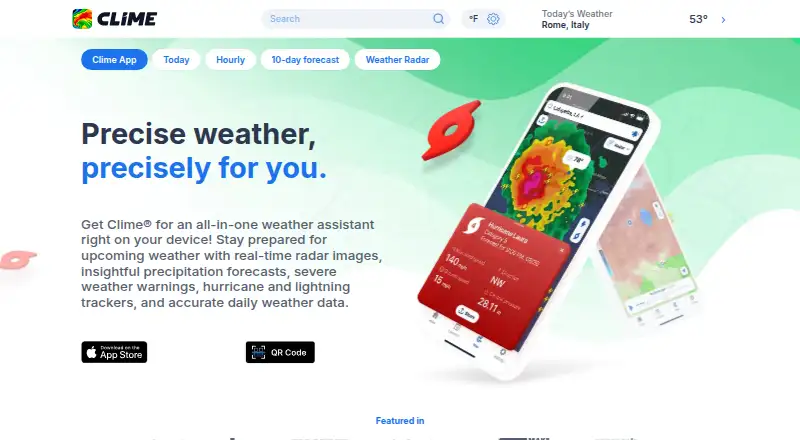 Clime's website