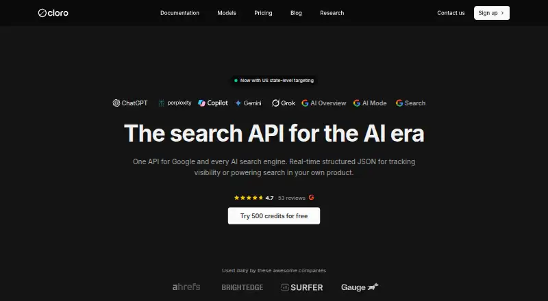 cloro's website