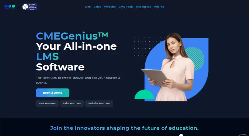 CMEGenius's website