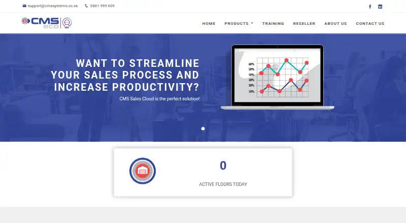 CMS Systems Customer Relationship Management's website