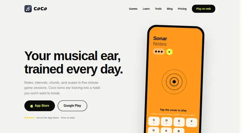 Coco's website