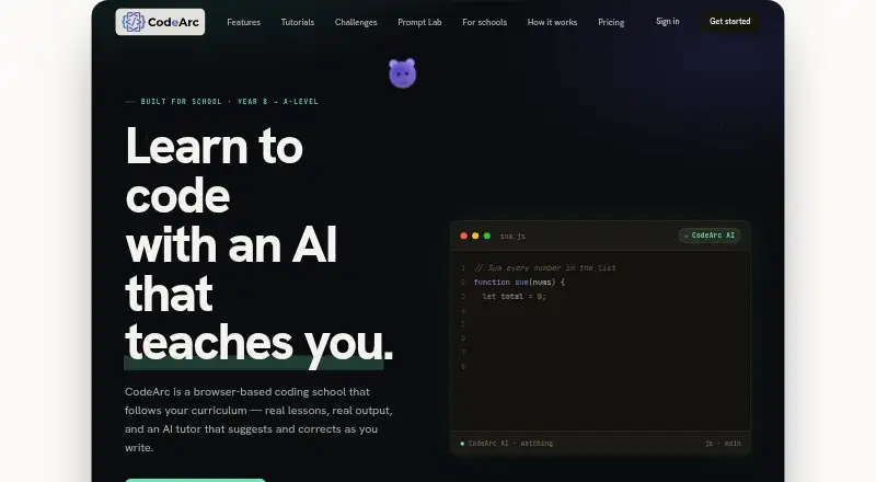 CodeArc's website