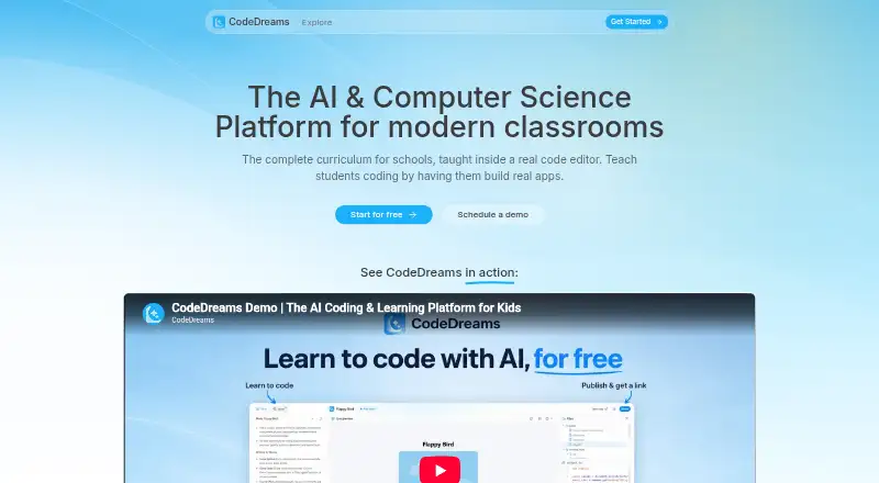 CodeDreams's website