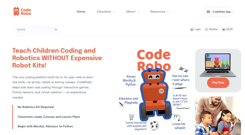 CodeRobo's website