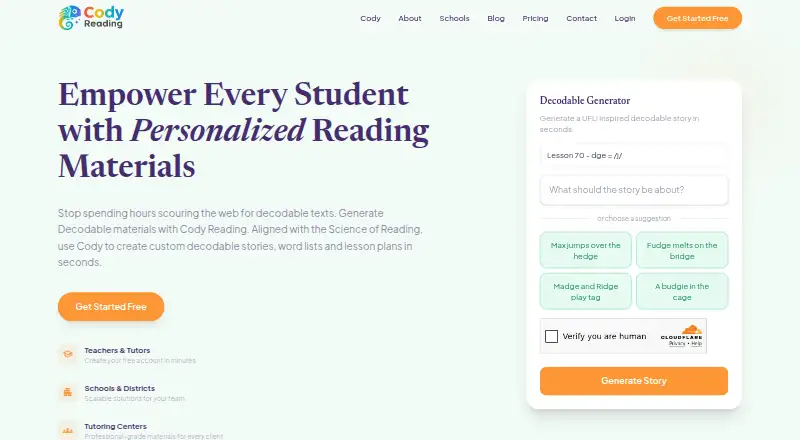 The Cody Reading homepage