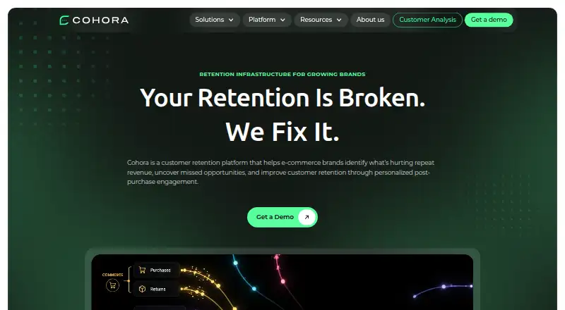 Cohora's website