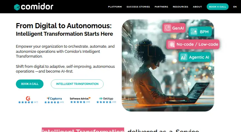 Comidor's website