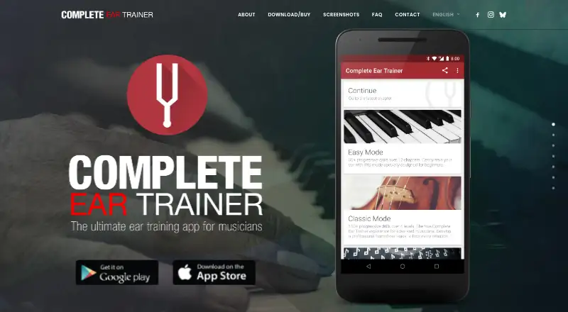 Complete Ear Trainer's website