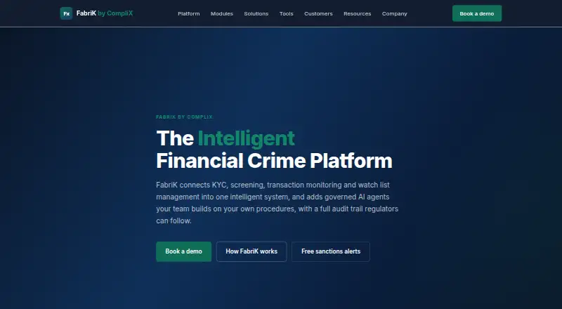FabriK by CompliX's website