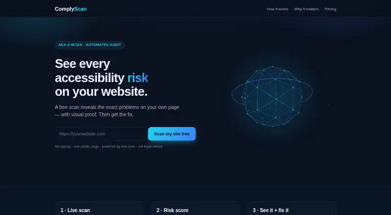 ComplyScan's website