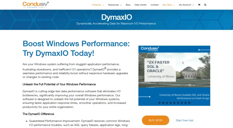 DymaxIO's website