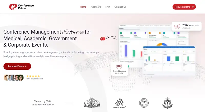 The Conference Prime homepage