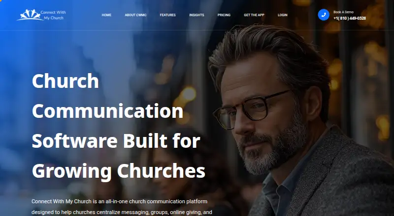 Connect With My Church's website