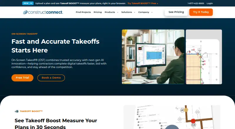 On-Screen Takeoff's website