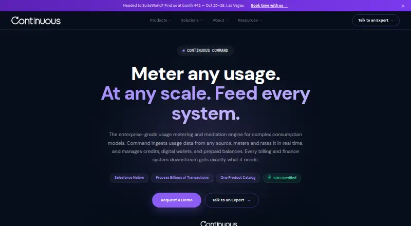 Continuous Command's website