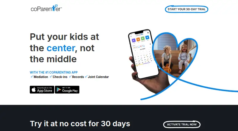 coParenter's website