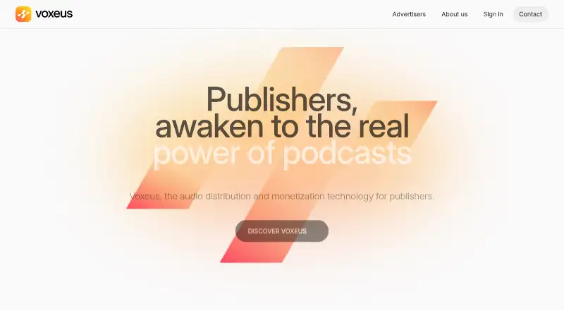 Voxeus's website