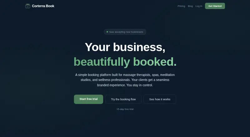 Corterra Book's website