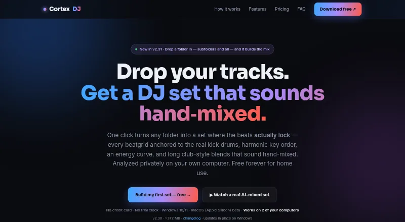 CortexDJ's website