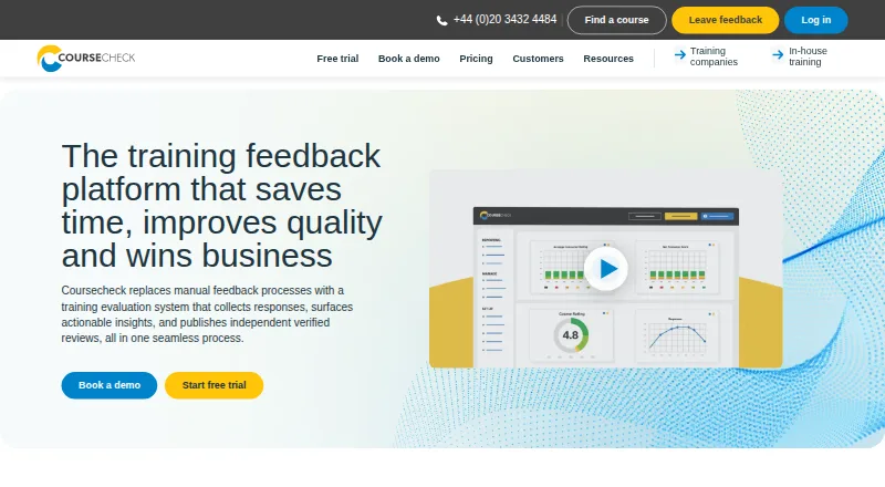 Coursecheck's website