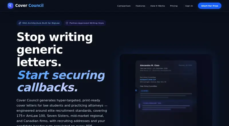 Cover Council's website