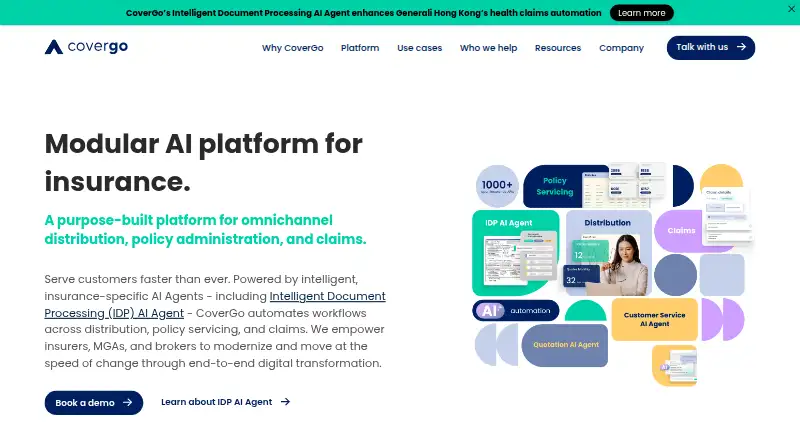 CoverGo's website