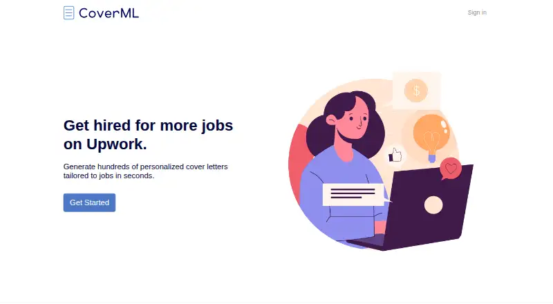 CoverML's website