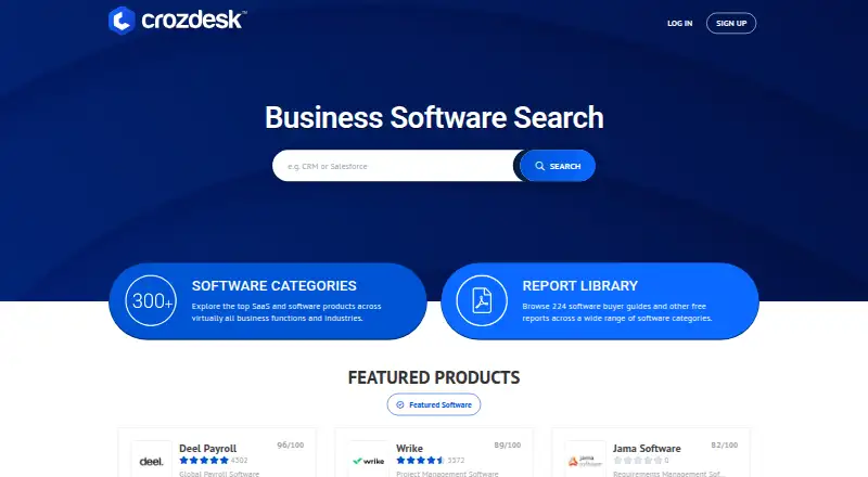 Crozdesk's website