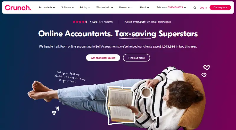 The Crunch homepage