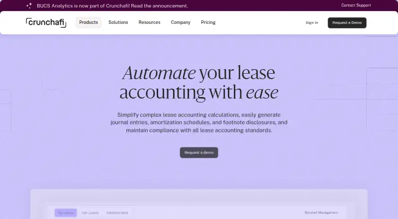 The Crunchafi Lease Accounting homepage