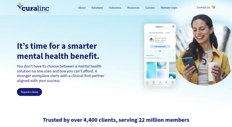CuraLinc EAP's website