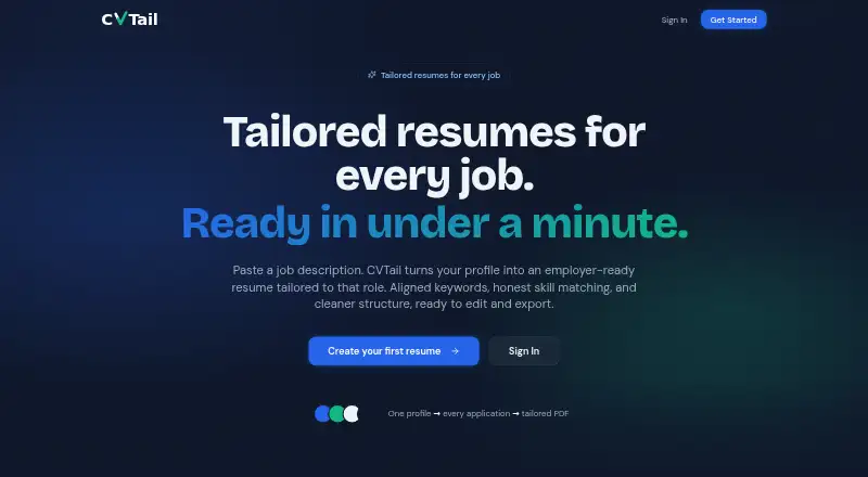 CVTail's website