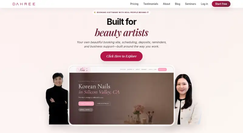 Dahree's website