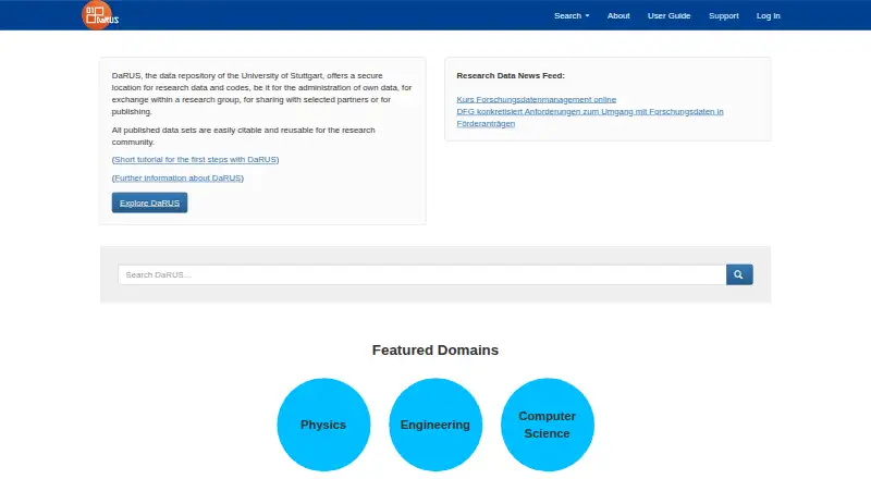 DaRUS's website