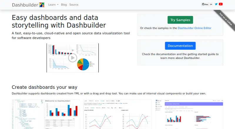 Dashbuilder's website